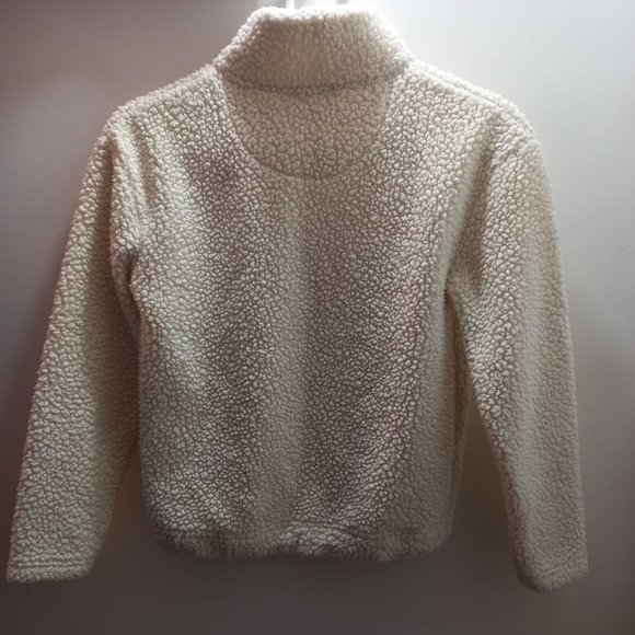 White Fleece Sweatshirt/Hoodie - Picture 3 of 3